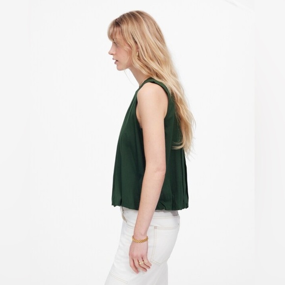 Madewell Sleeveless Crewneck Bubble Top - Picture 2 of 4